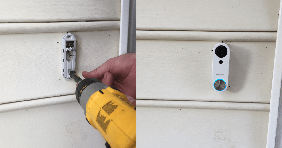 SimpliSafe-Doorbell-installation